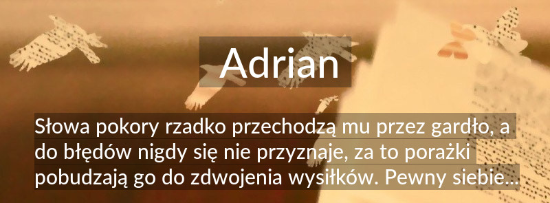 Znaczenie imienia Adrian