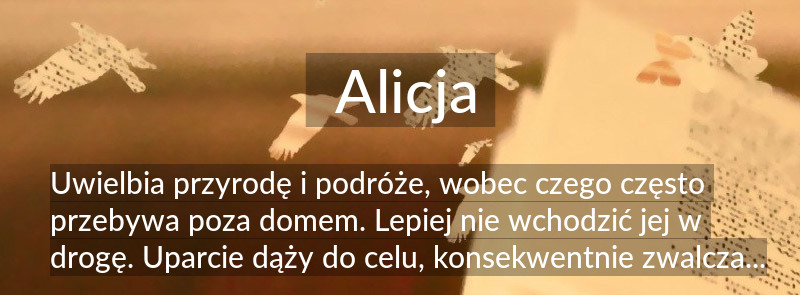 Znaczenie imienia Alicja