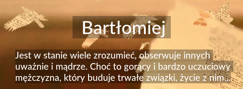 Znaczenie imienia Bartłomiej
