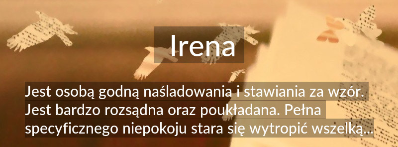 Znaczenie imienia Irena