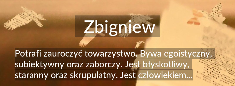 Znaczenie imienia Zbigniew