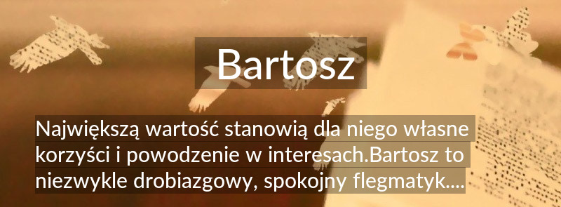 Znaczenie imienia Bartosz
