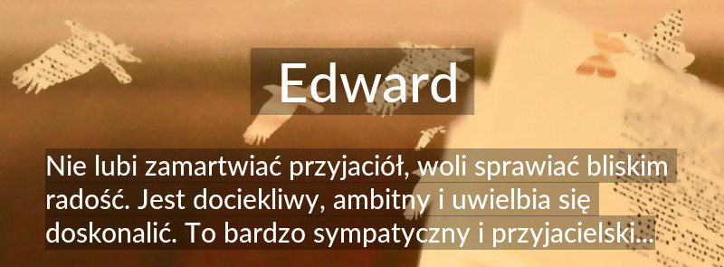 Znaczenie imienia Edward
