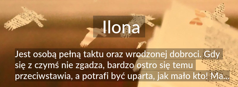 Znaczenie imienia Ilona