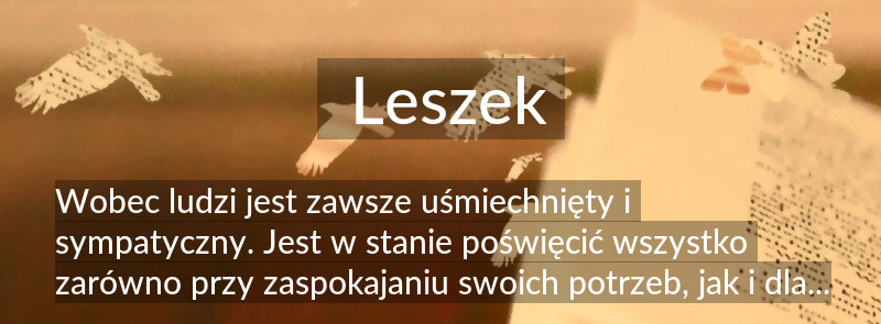 Znaczenie imienia Leszek