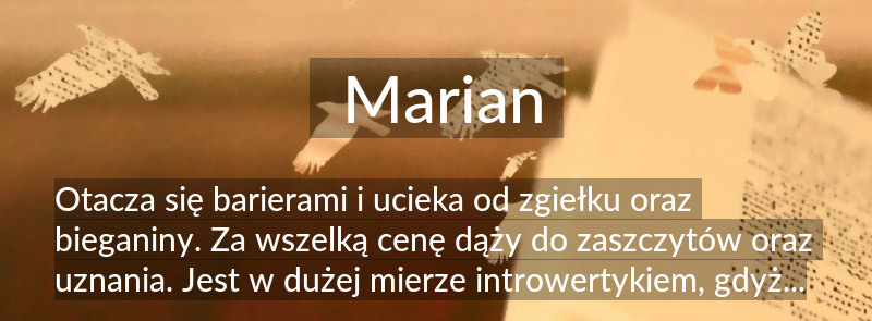 Znaczenie imienia Marian