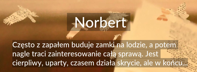 Znaczenie imienia Norbert
