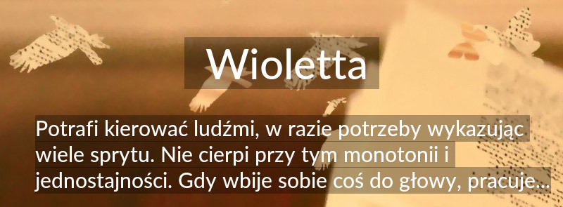 Znaczenie imienia Wioletta