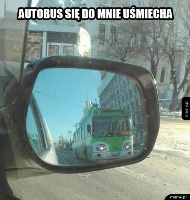 Autobus się uśmiecha