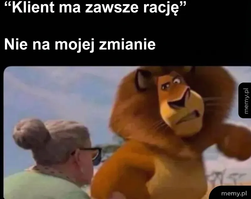 Kiedy klient odpala protokół "mam rację", ale ty pracujesz na kasie od 10 lat i niczego się nie boisz 🦁🥊👵😂