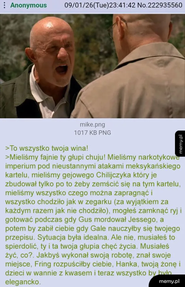 Inaczej zapamiętałem ten monolog