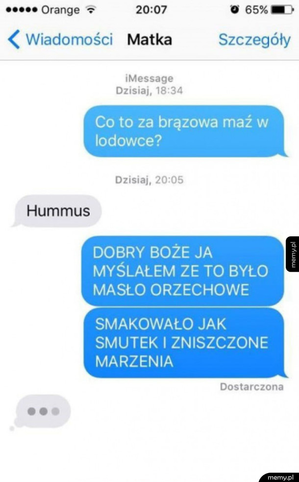 Brązowa maź