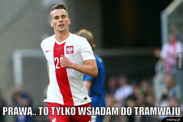 Prawą.. to tylko wsiadam do tramwaju