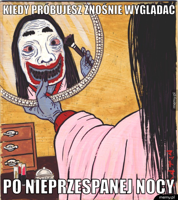 Kiedy próbujesz znośnie wyglądać po nieprzespanej nocy
