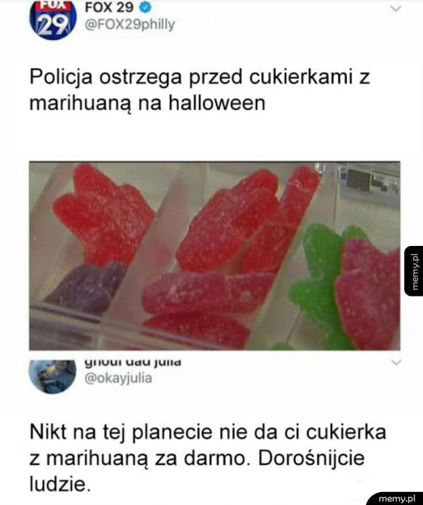 Cukierki z marihuaniną