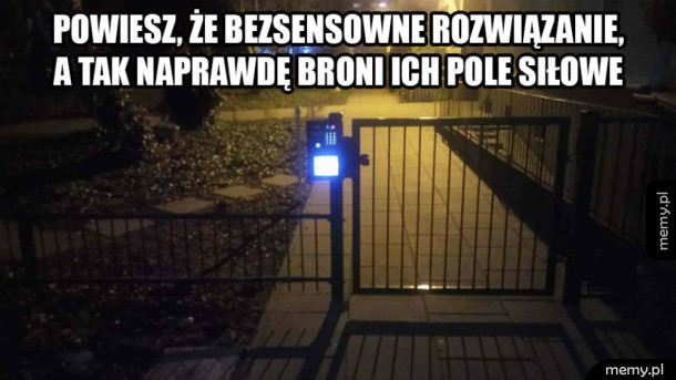 Pole siłowe broni osiedla