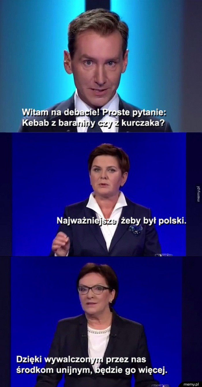 Przebieg debaty dwóch damulek