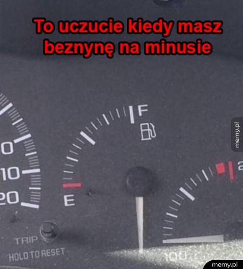 Tak bardzo nie ma hajsu na paliwo