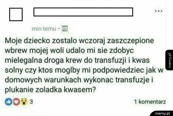 Typowy antyszczepionkowiec