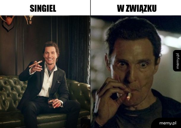 Bycie w związku vs. bycie singlem