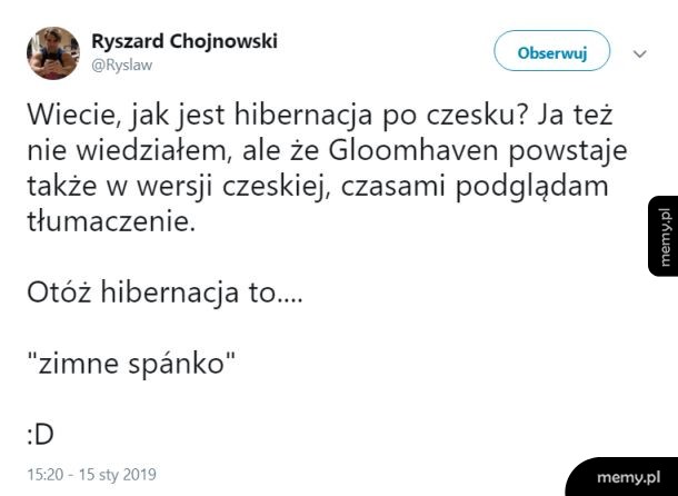 Czeski język
