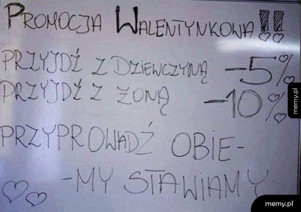 Promocja walentynkowa