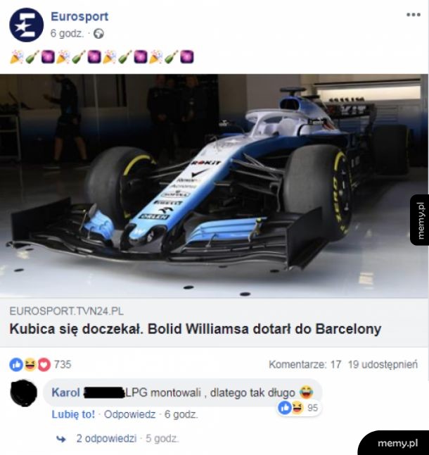 Bolid Williamsa