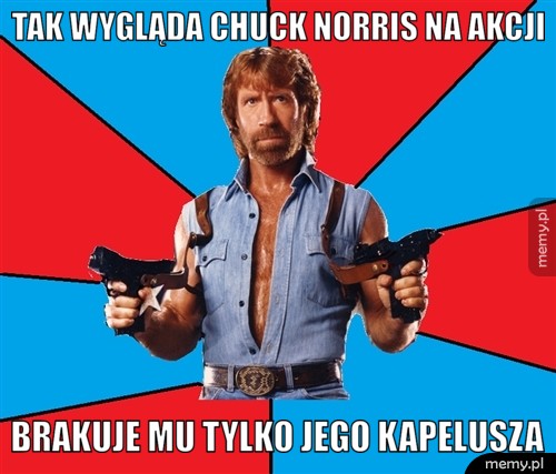 Tak wygląda chuck norris na akcji brakuje mu tylko jego kapelusza