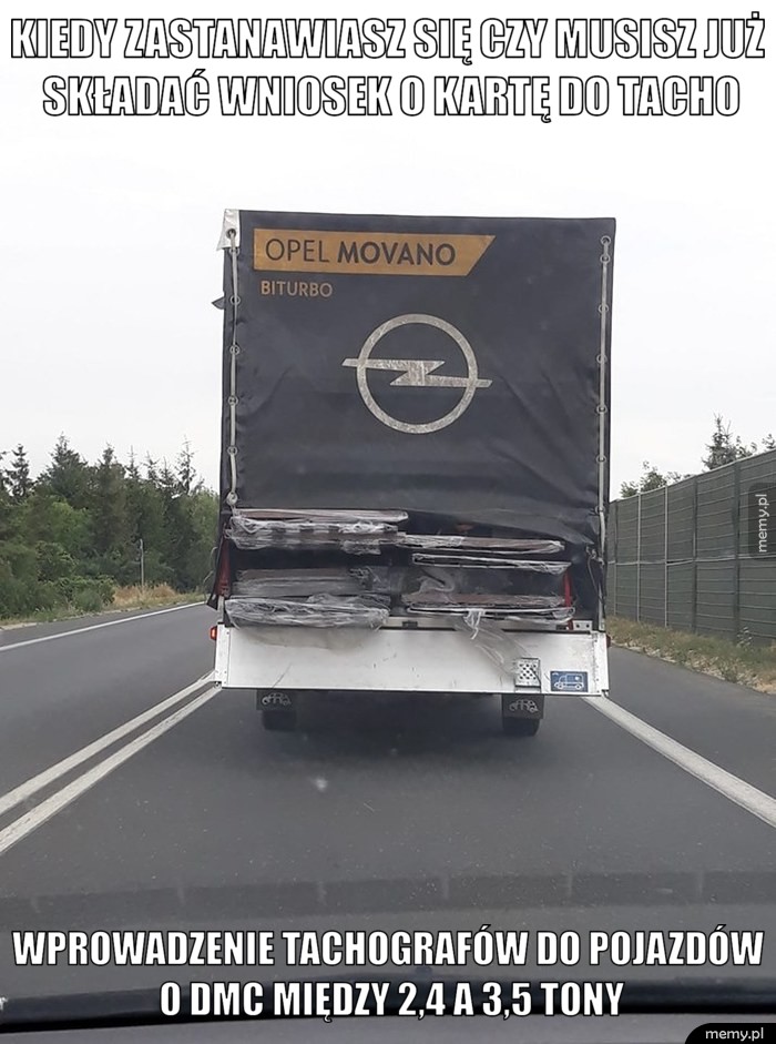 Kiedy zastanawiasz się czy musisz już składać wniosek o kartę do tacho