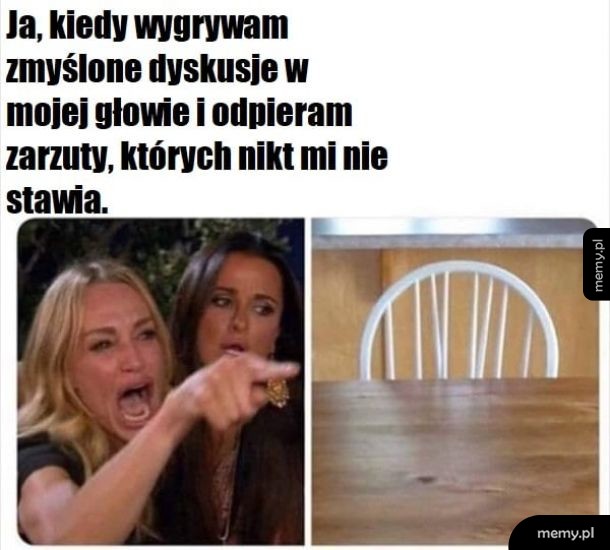 Kiedy wygrywam zmyślone dysksuje