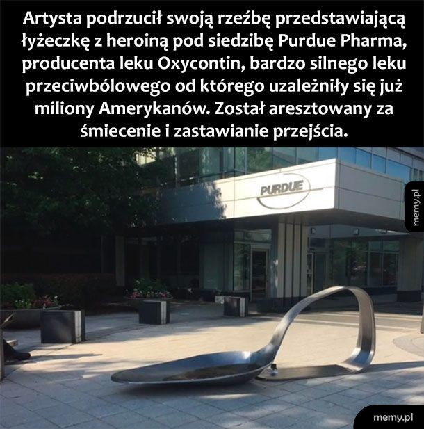 Rzeźba z heroiną