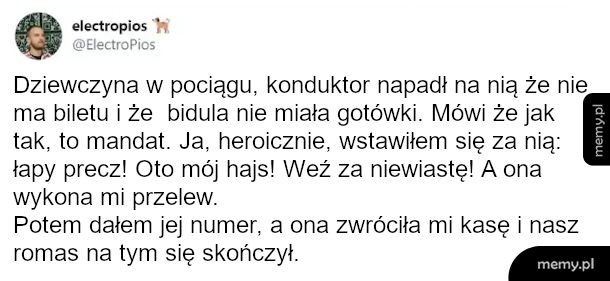 Bohater w pociagu