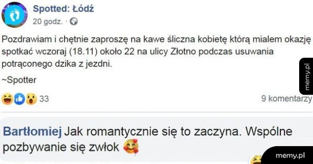 Rozpoczęcie romantycznej historii
