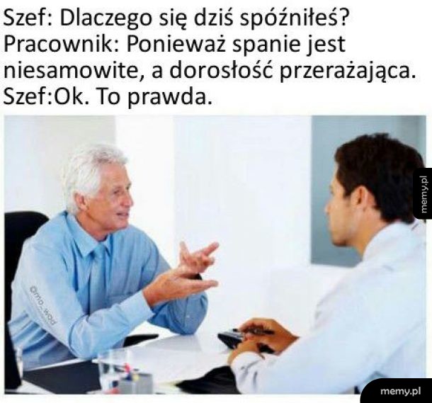 Dlaczego się spóźniłeś