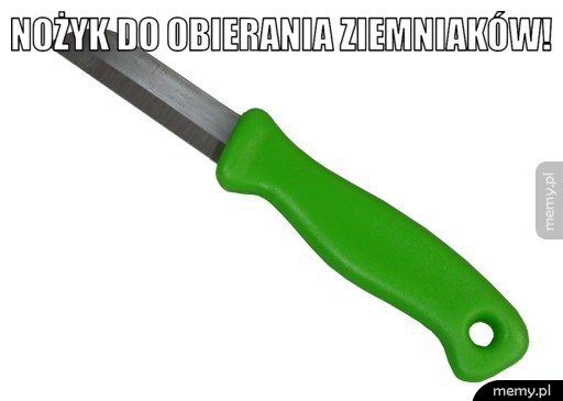 Nożyk do obierania ziemniaków!