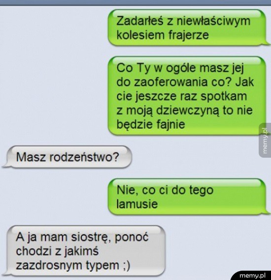 Zazdrosny chłopak