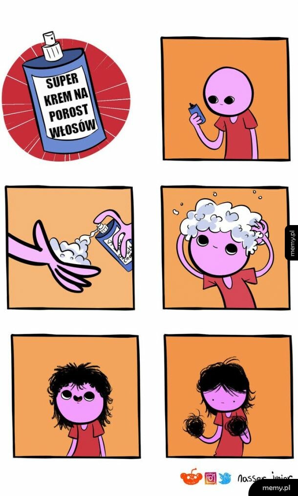 Krem na porost włosów