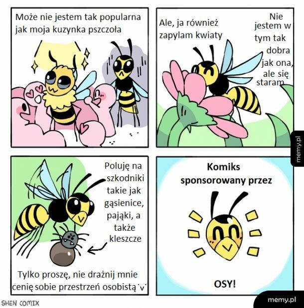Osy też są pożyteczne
