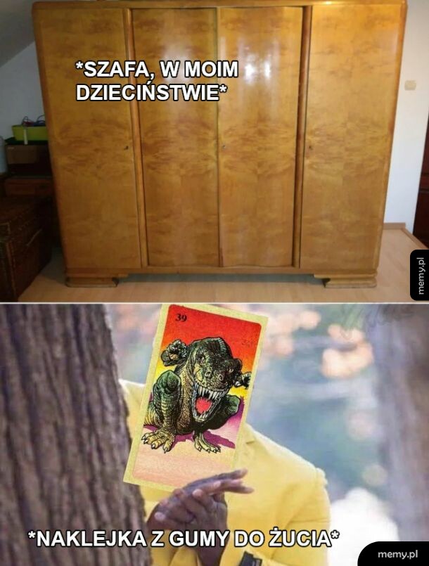 Szafa i naklejka