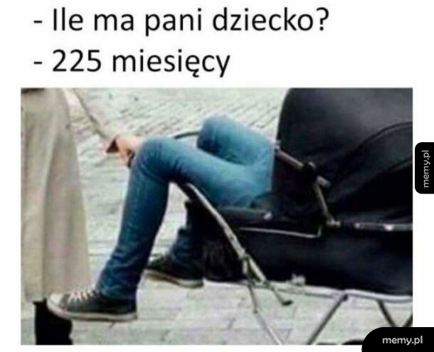 Kiedy liczysz wiek Brajanka w pińcetplusach
