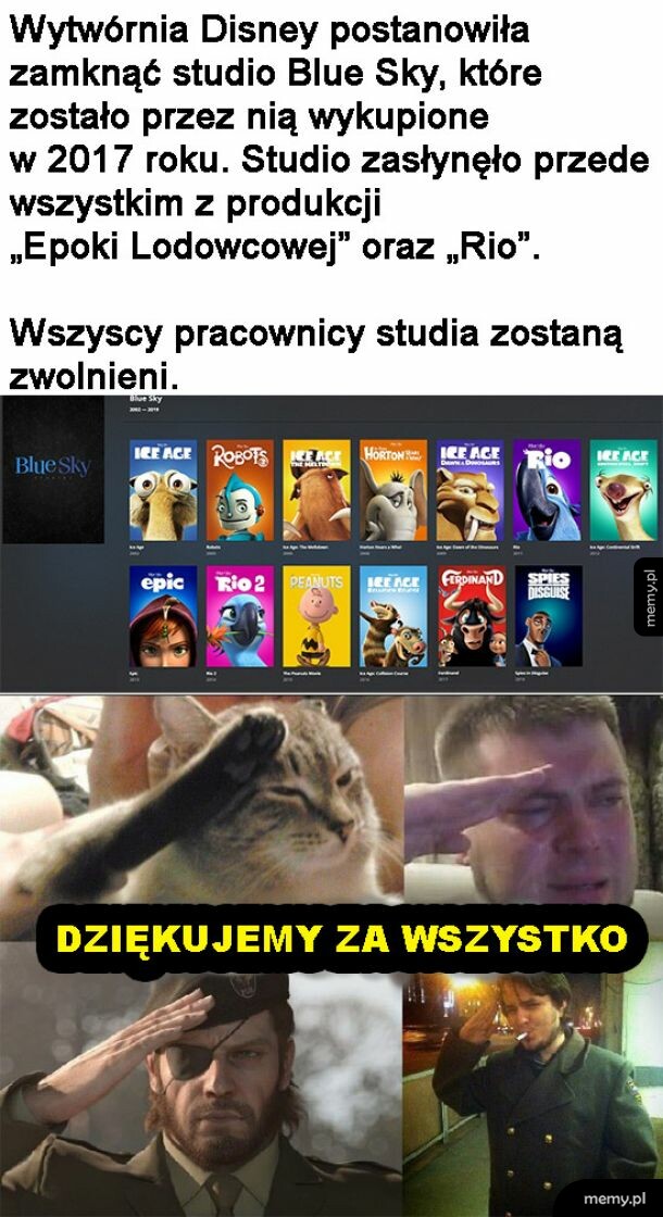 Zamknięcie Blue Sky