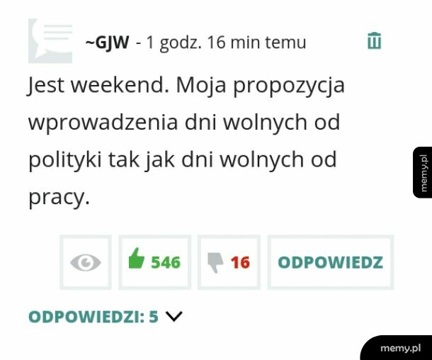 I to jest mój kandydat na prezydenta RP