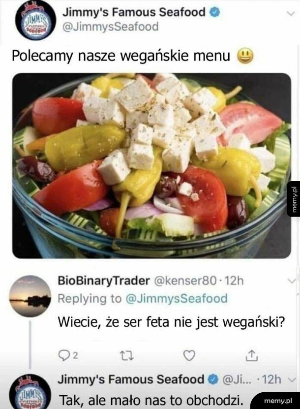 Wegańskie menu