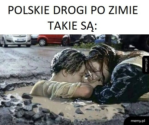 Polskie drogi po zimie