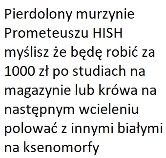 Za całe zło na ziemi od 2 miliardów lat proszę mieć prestensje do murzynów i murznów co się wybielili i tranferem umysłu z ciała Predatora do ciała murzyna się wcielili