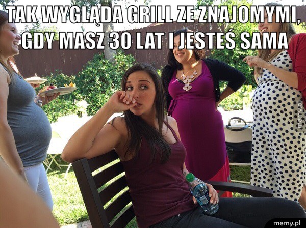 Tak wygląda grill ze znajomymi...