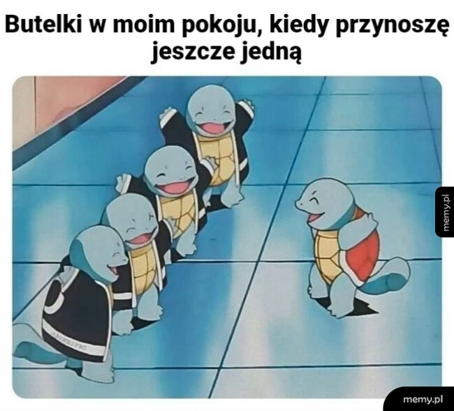 Butelki w pokoju