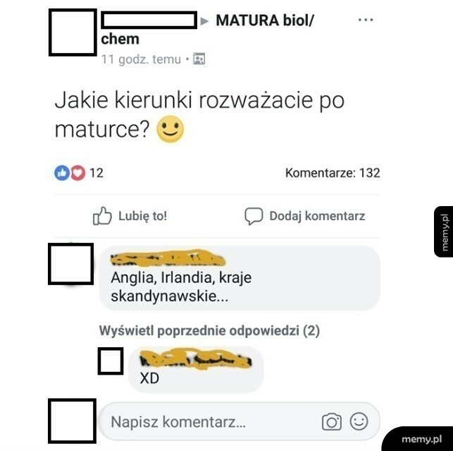 Kierunki po maturze