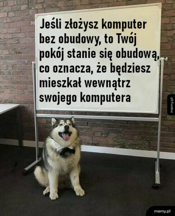 Mieszkanie wewnątrz komputera