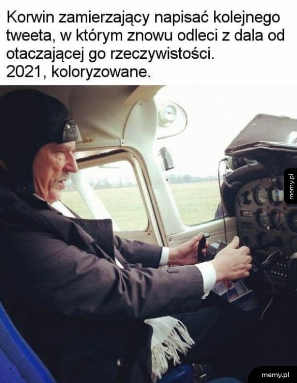 Korwin odlatuje